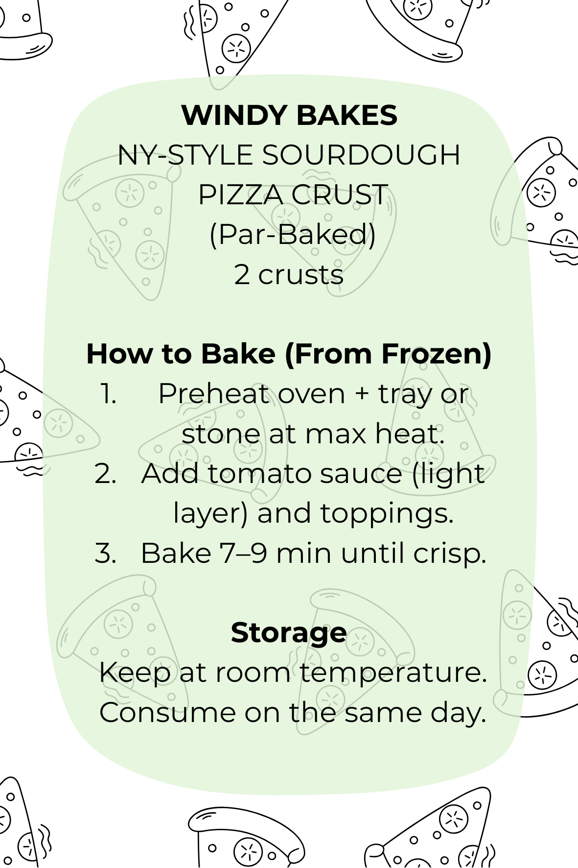 Par-Baked Sourdough Pizza Crusts (Pack of 2)