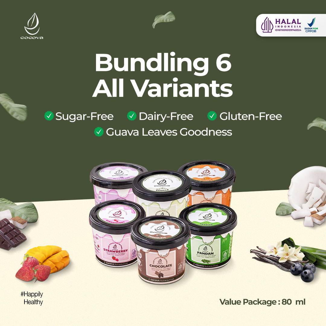 [BEST SELLER] COCOVA Bundle of 6 Value Package 80 ml - Paket 6 pcs Semua Varian
