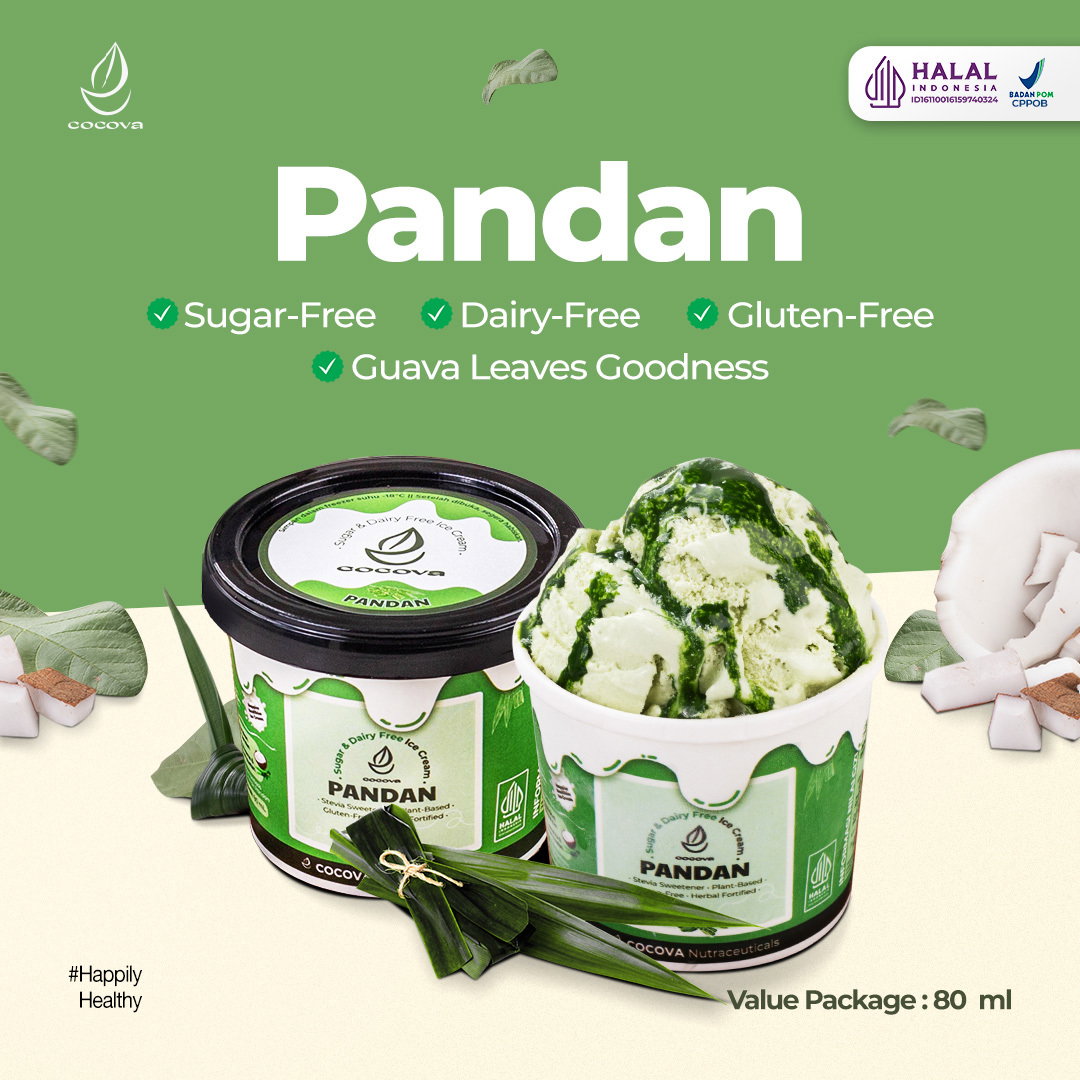 COCOVA Pandan -  Value Package 80 ml_0