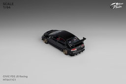 MICRO TURBO MODEL 1/64 CUSTOM FD2 JS RACING - METALLIC BLACK