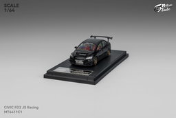 MICRO TURBO MODEL 1/64 CUSTOM FD2 JS RACING - METALLIC BLACK