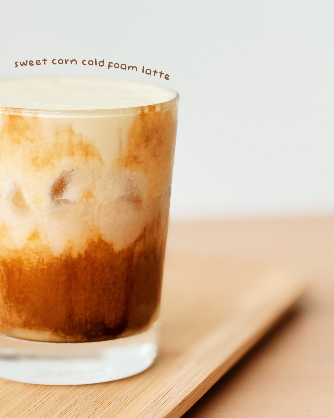 sweet corn cold foam latte_0