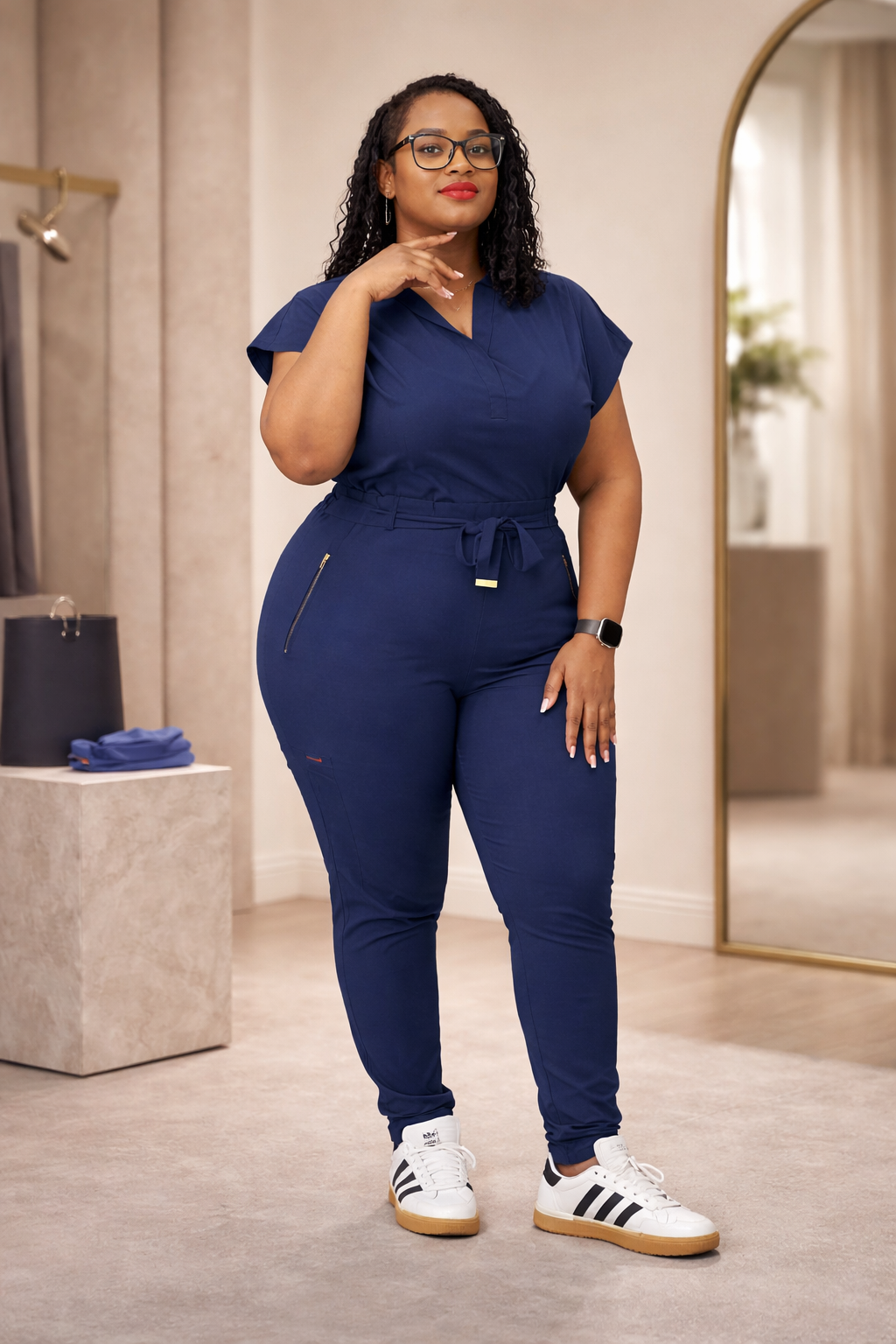 Kourtney Pant - Navy_1