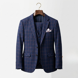 Blue Plaid Suit