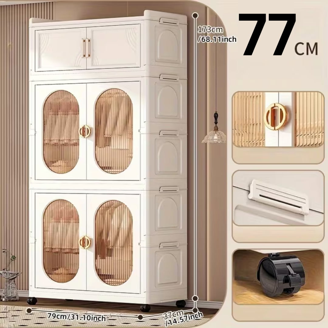 80CM FLEXA MULTI CLOTH STORAGE CABINET (ALMARI)_7