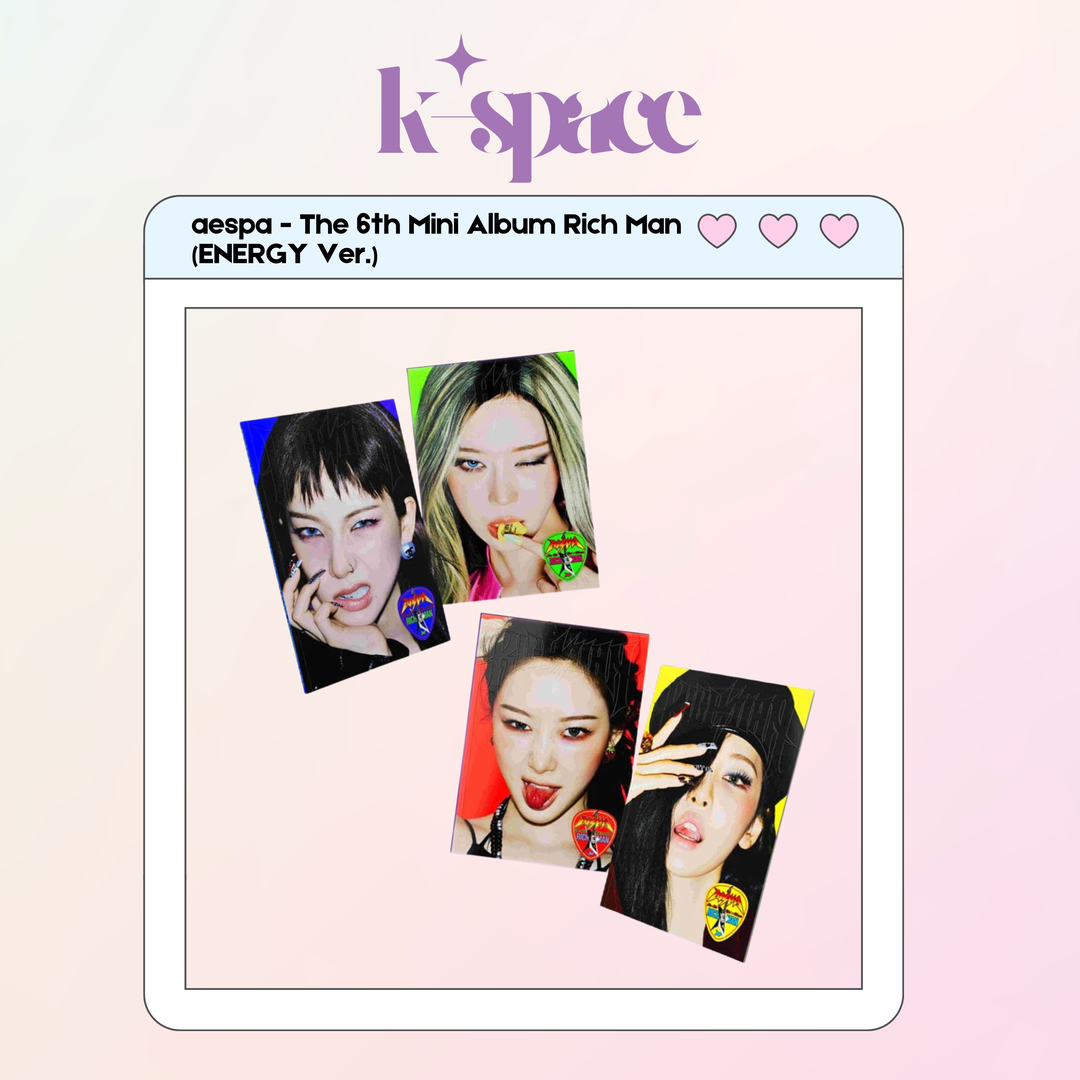 aespa - The 6th Mini Album Rich Man (ENERGY Ver.)