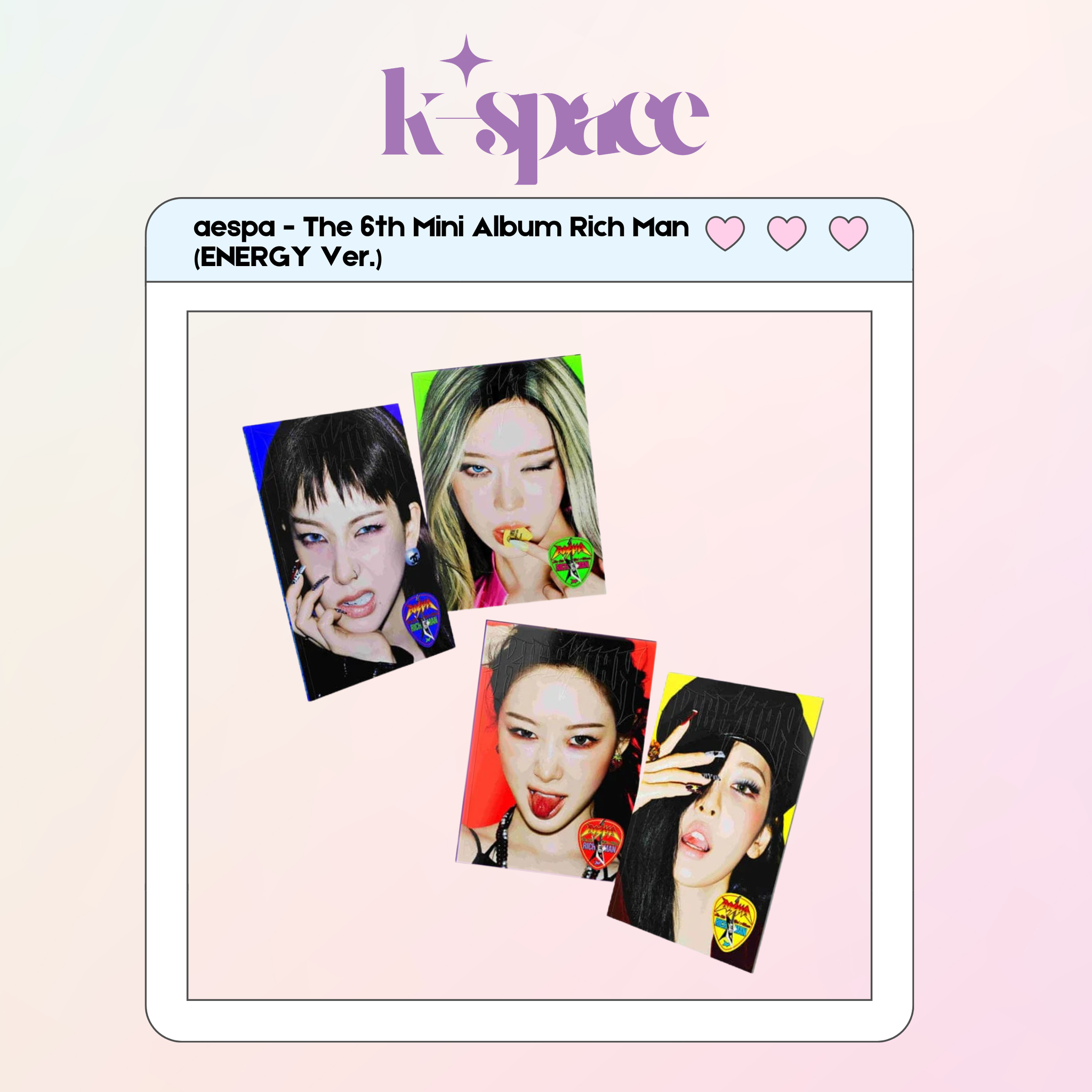 aespa - The 6th Mini Album Rich Man (ENERGY Ver.)_0