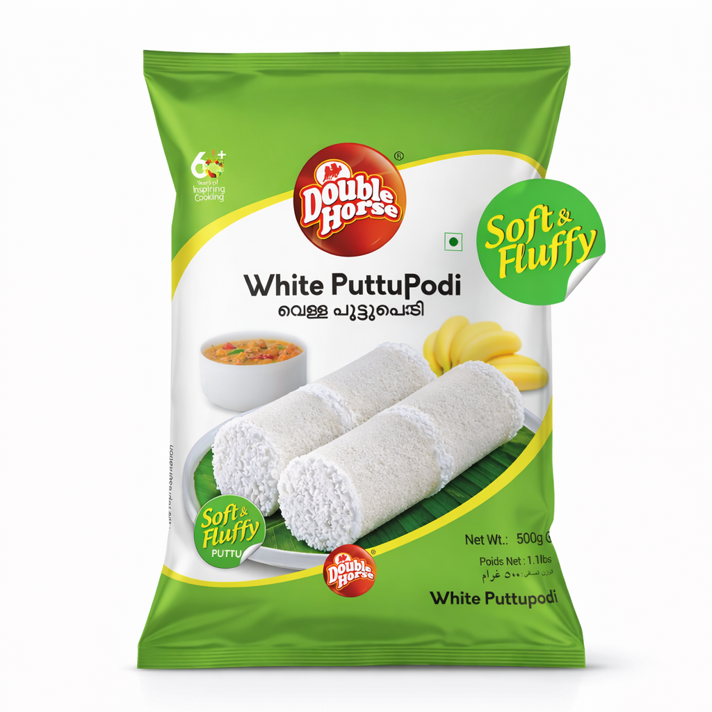 Double Horse Puttu Podi White 1kg