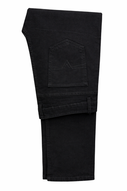 Mens Black Casual Jeans Trousers 