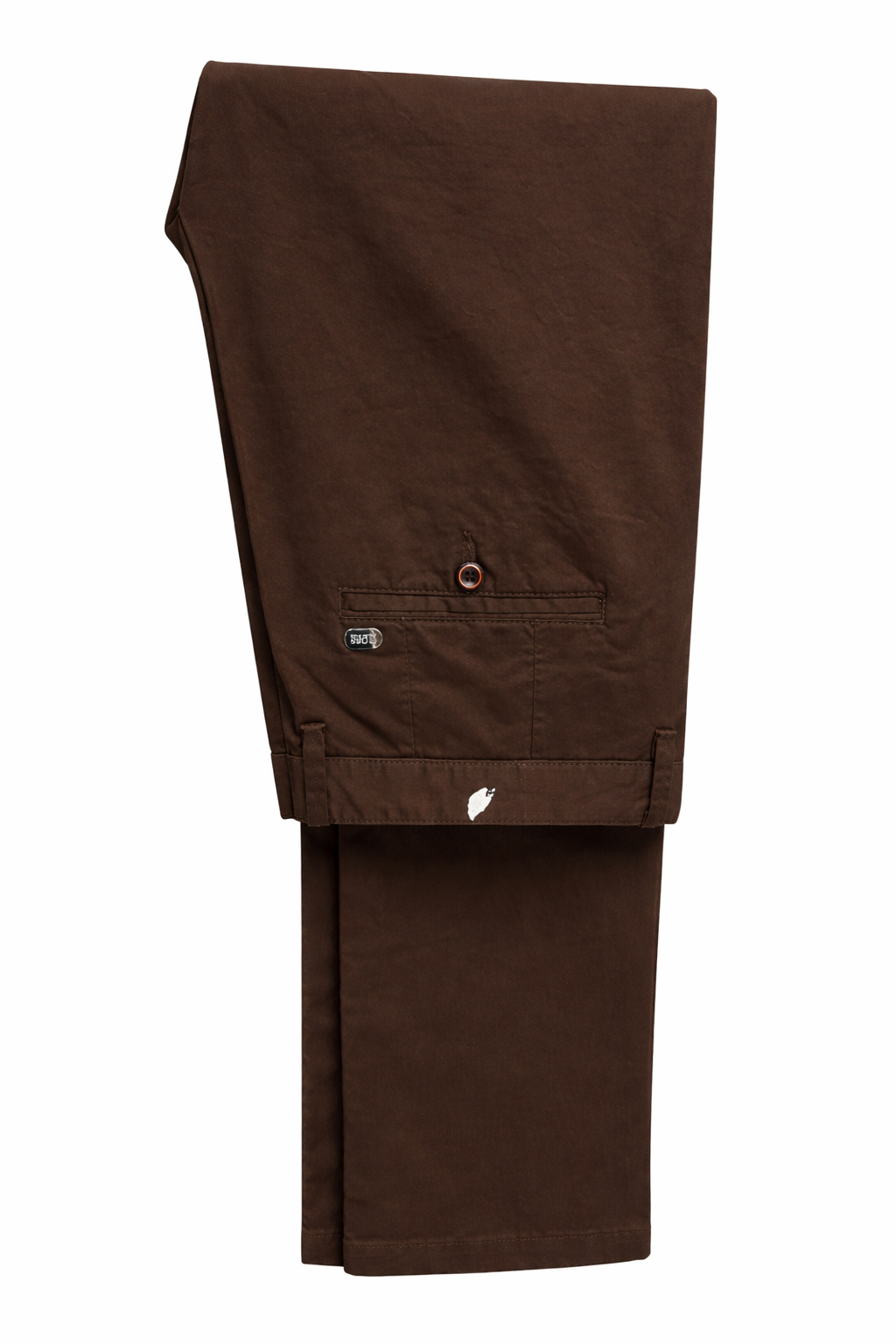 Mens  Brown Chino Trousers _1