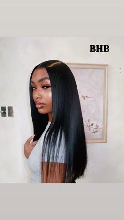 Wig  Luxury SDD straight 100% Cheveux Humain -Densité 300 %