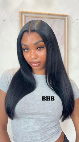 Wig  Luxury SDD straight 100% Cheveux Humain -Densité 300 %