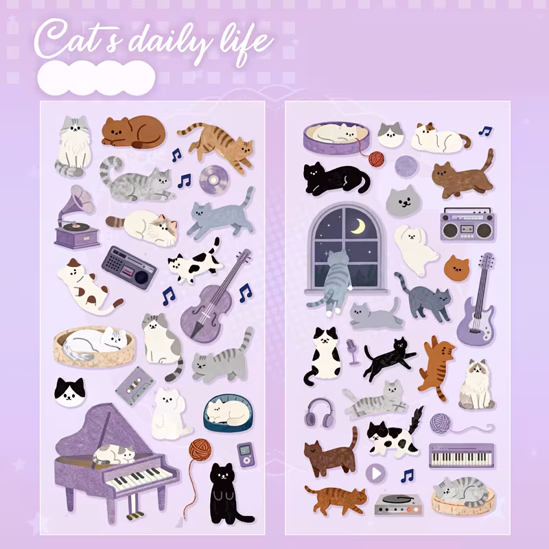 Cat Daily Stickers_4