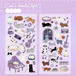 Cat Daily Stickers