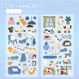 Cat Daily Stickers