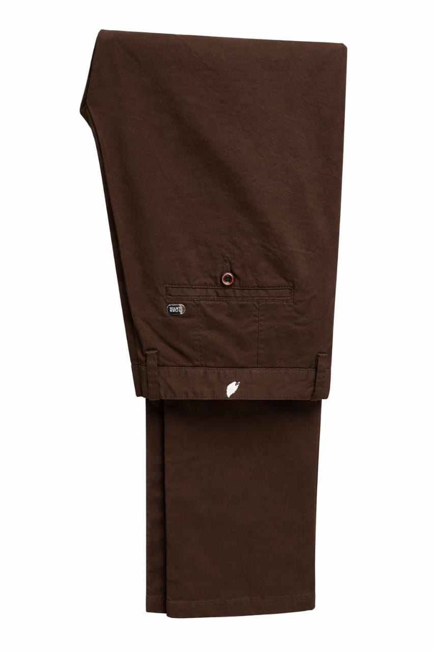 Mens Brown Chino Trousers