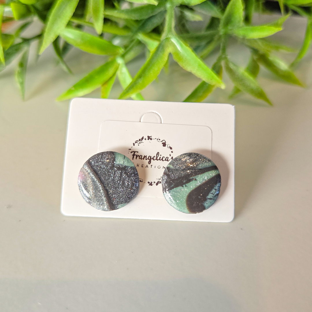 Moonlight Shimmer stud - Green