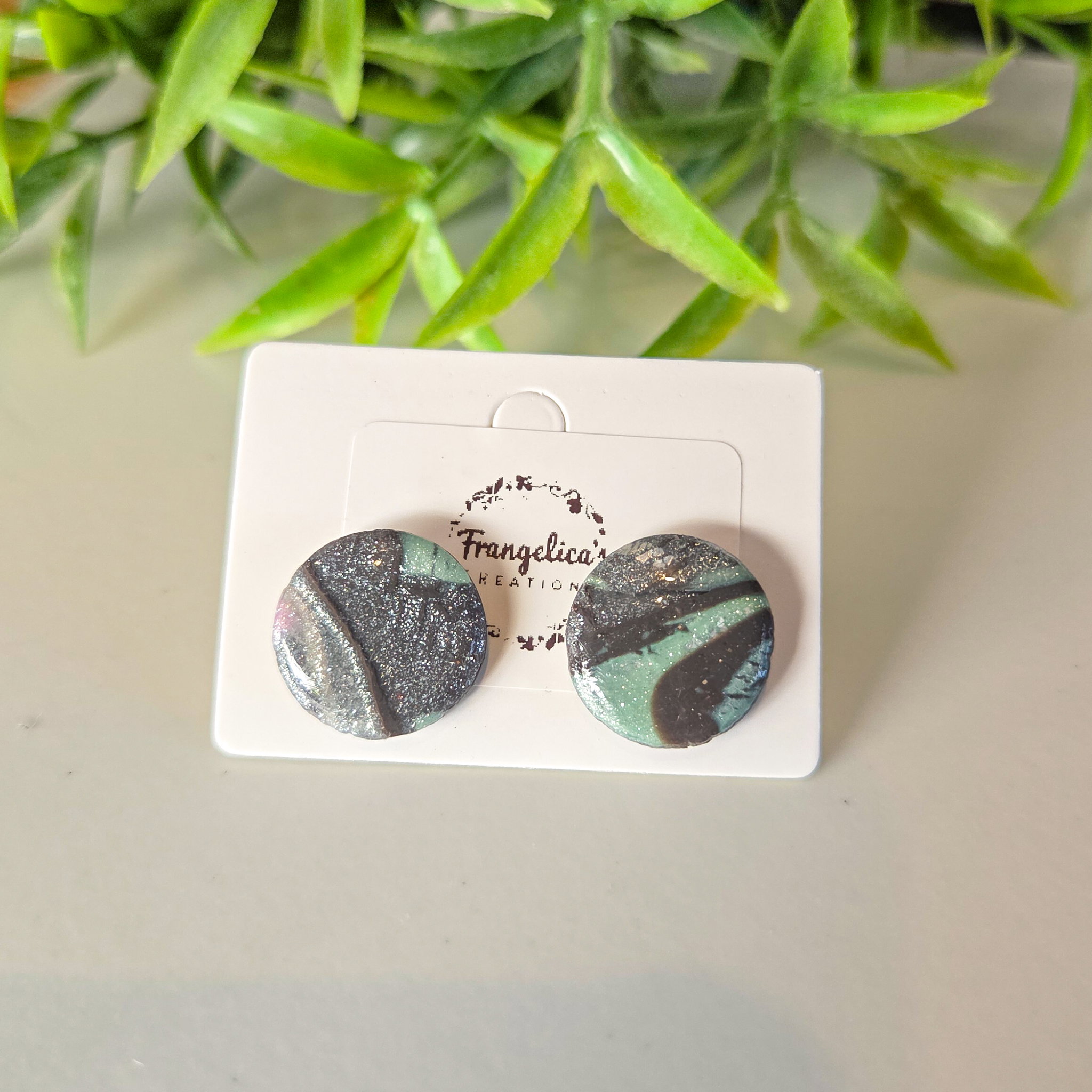 Moonlight Shimmer stud - Green_0