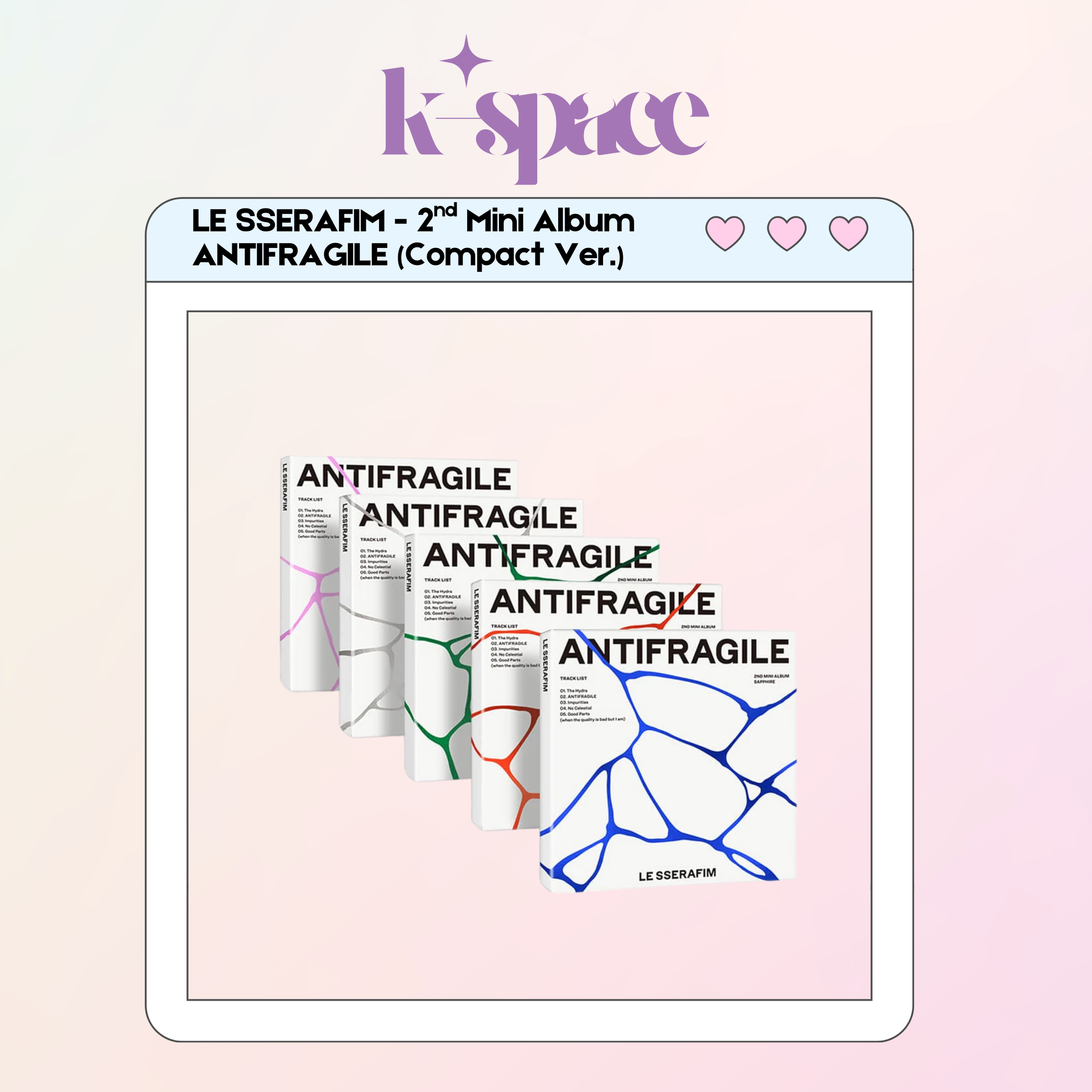 LE SSERAFIM - 2nd Mini Album ANTIFRAGILE (Compact Ver.)_0