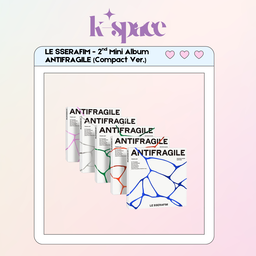 LE SSERAFIM - 2nd Mini Album ANTIFRAGILE (Compact Ver.)