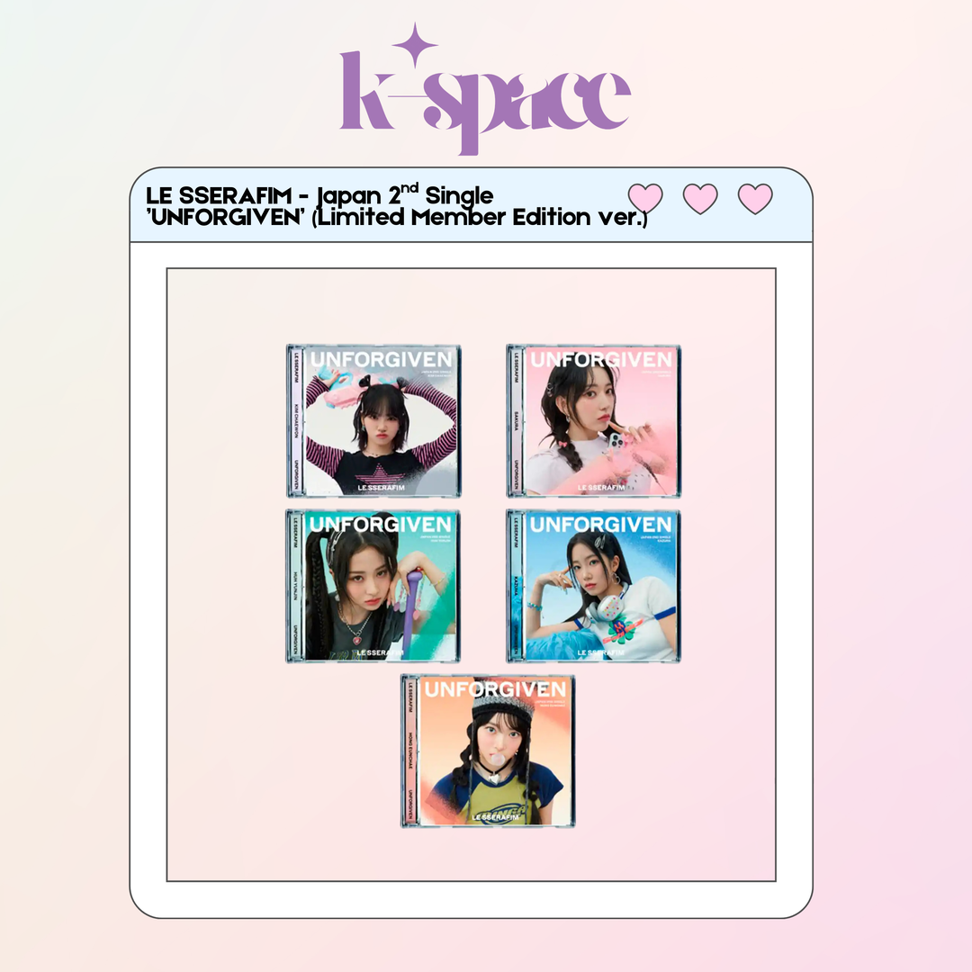 LE SSERAFIM - Japan 2nd Single ’UNFORGIVEN’ (Limited Member Edition ver.)