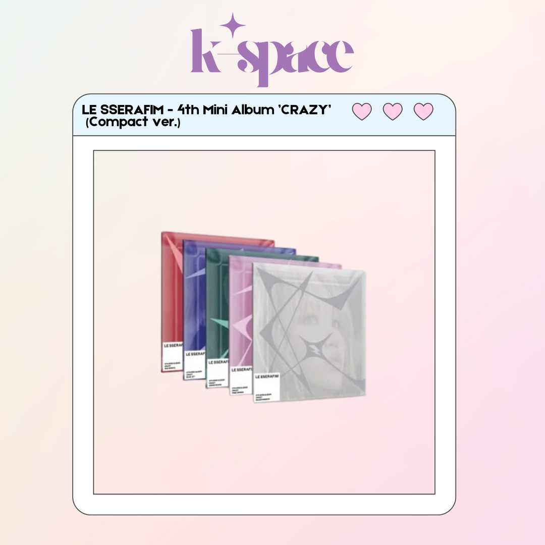 LE SSERAFIM - 4th Mini Album ’CRAZY’ (Compact ver.)