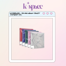 LE SSERAFIM - 4th Mini Album ’CRAZY’  (Compact ver.)