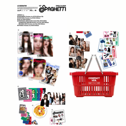 LE SSERAFIM - 1st Single Album  ’SPAGHETTI’ (Compact ver.)