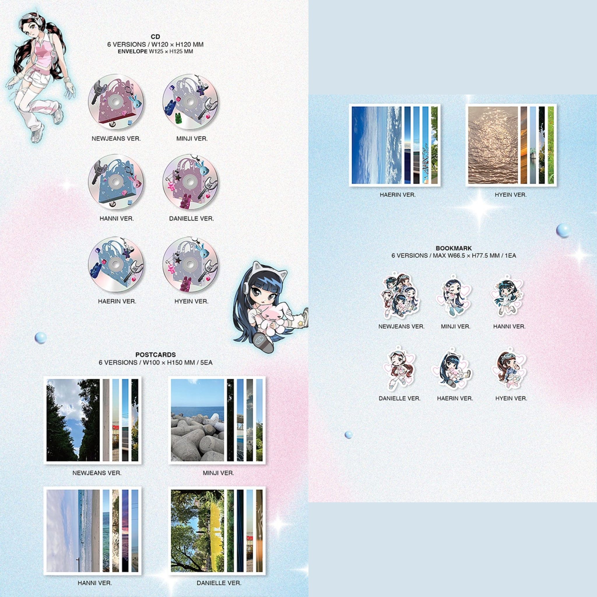 NewJeans - Get Up 2nd EP Album Bunny Beach Bag ver_3