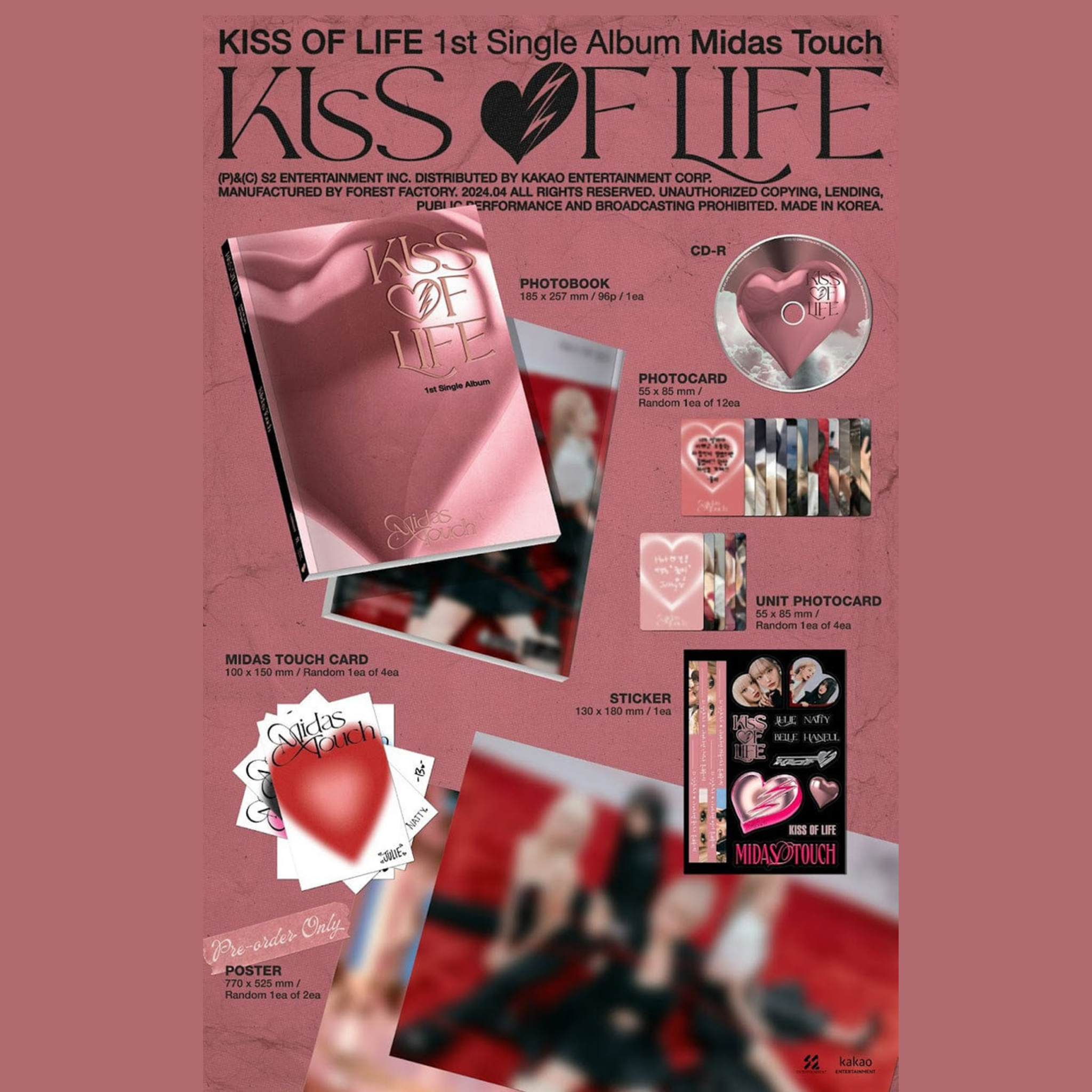 KISS OF LIFE - 1st Single Album Midas Touch_1