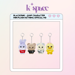 BLACKPINK - JUMP CHARACTER MINI PLUSH KEYRING OFFICIAL MD