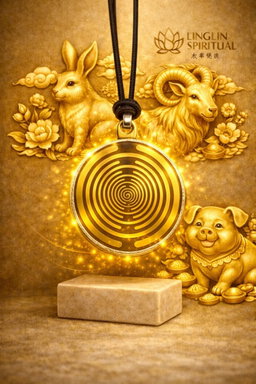 🐇🐐🐖 Perfect Harmony Pendant (Rabbit · Goat · Pig) / 圆满能量盘（兔 · 羊 · 猪）