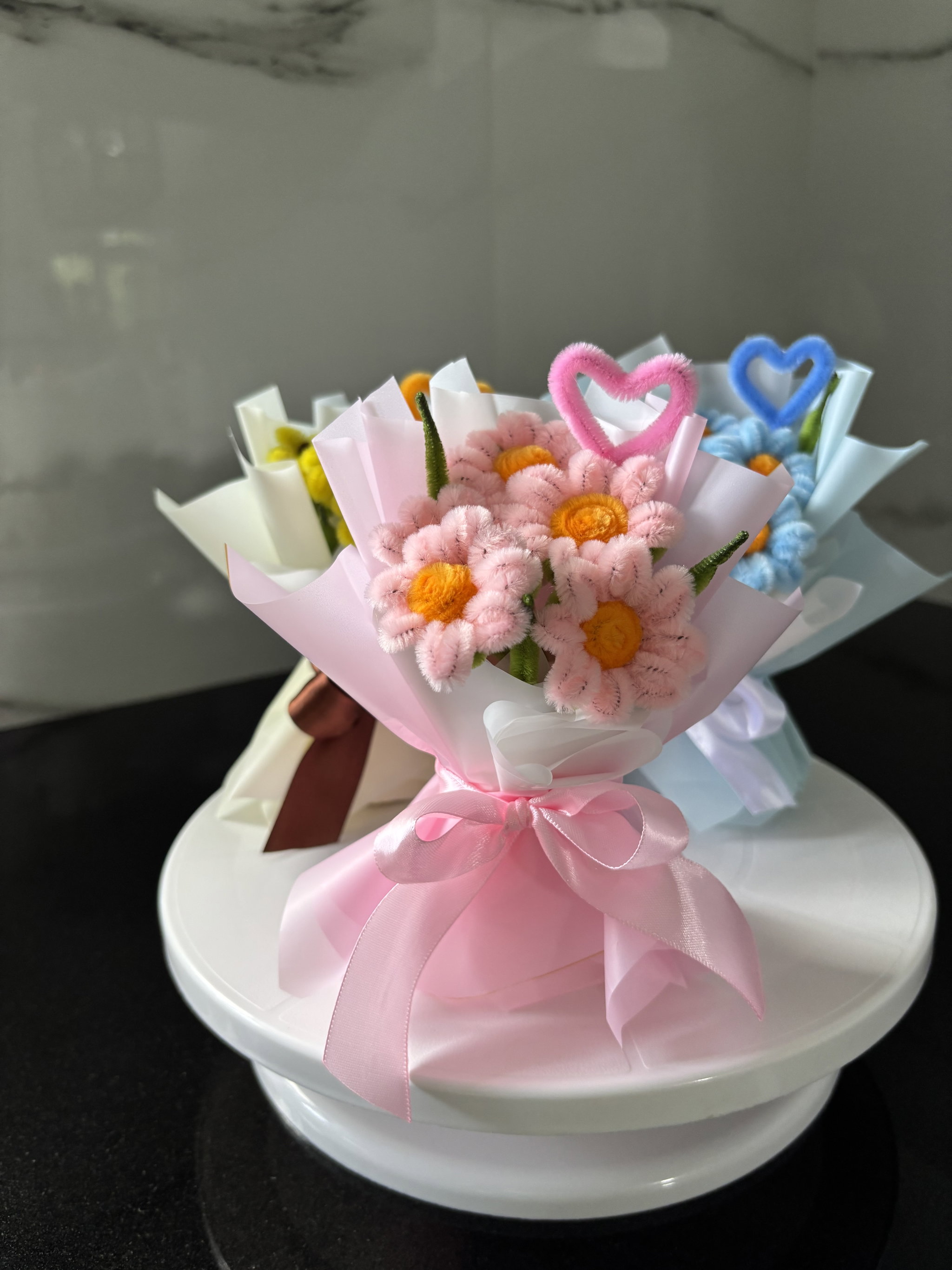 Pink mini standing bouquet_2