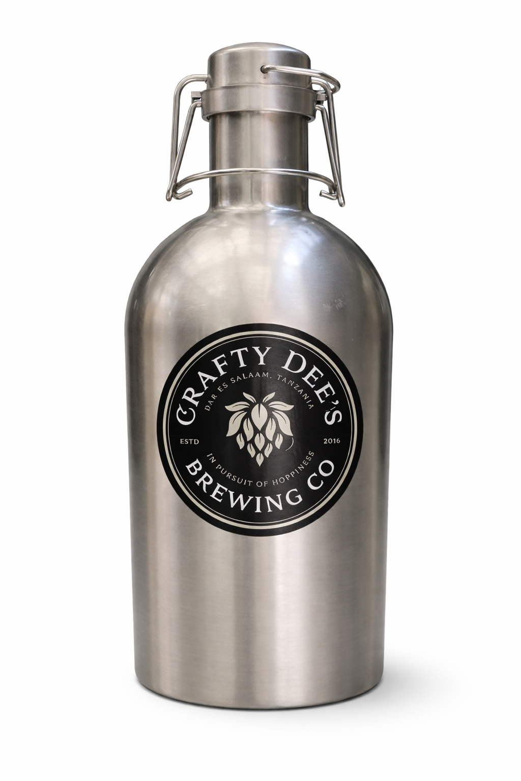 Dee's Stainless Steel Growler (2 litres)