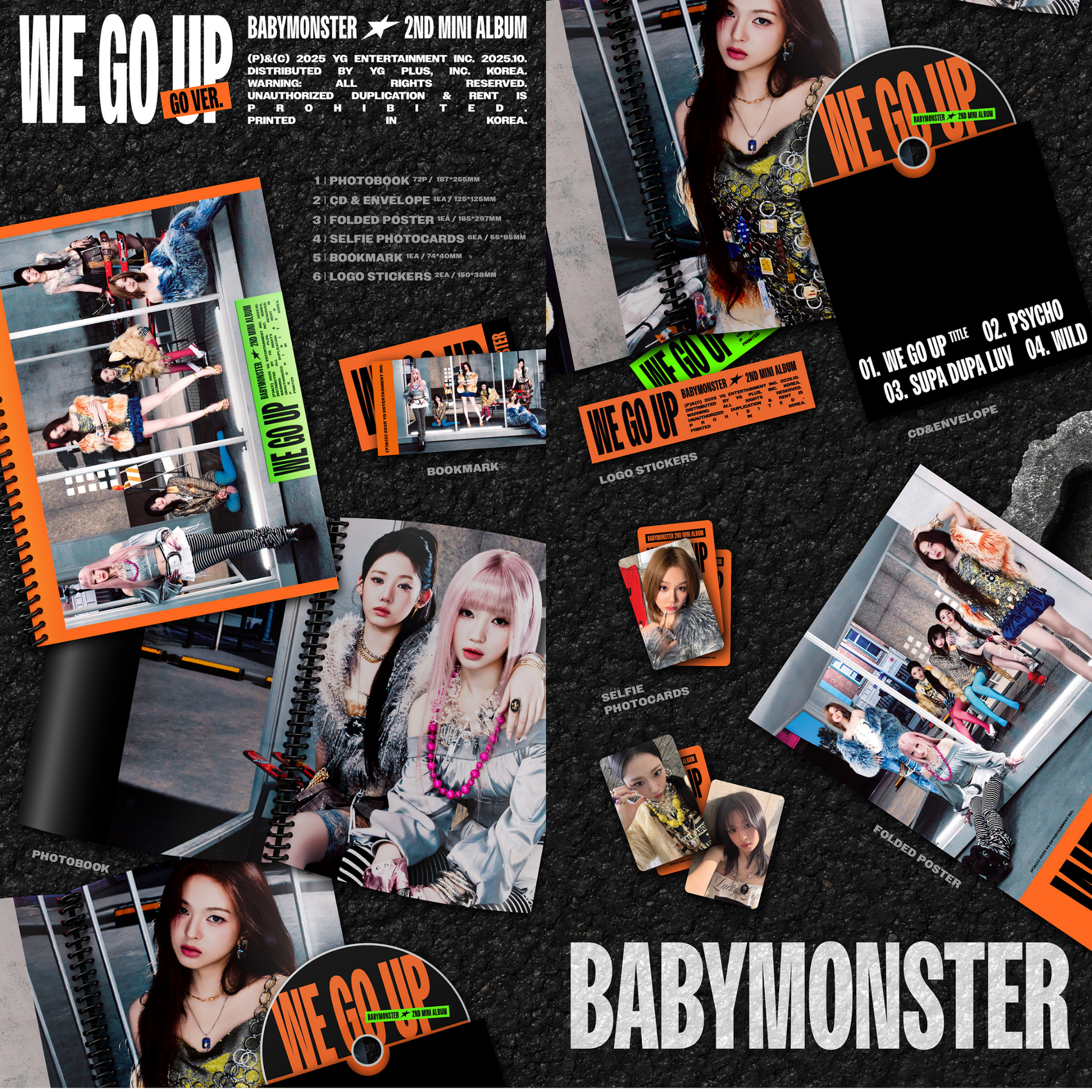 BABYMONSTER - 2nd Mini Album WE GO UP (GO Ver.)_1