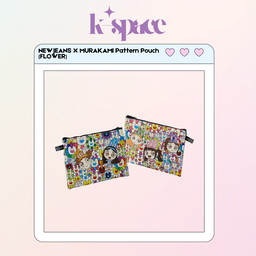 NEWJEANS X MURAKAMI Pattern Pouch (FLOWER)