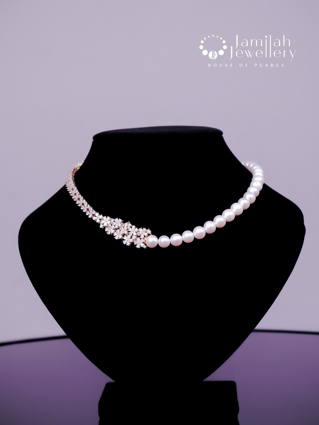 40cm White Pearl Necklace
