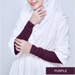 NEW HANDSOCK MUSLIMAH EXCLUSIVE - PURPLE