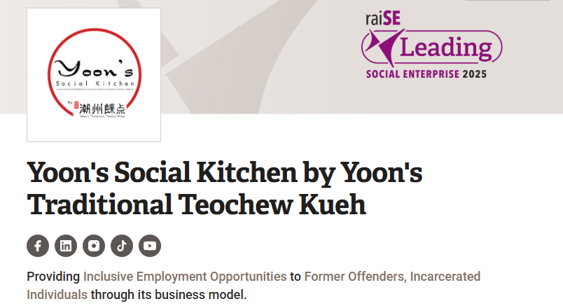Yoon's, a Leading Social Enterprise, member of raiSE_0