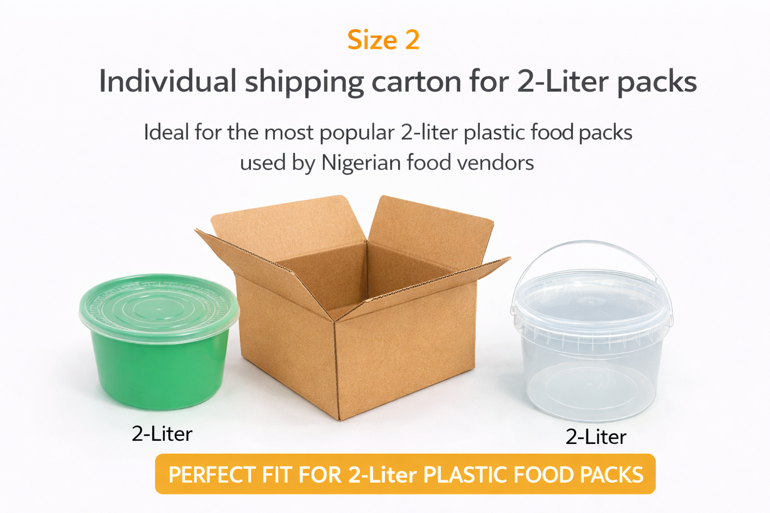 TAKEAWAY CARTONS - 8” x 8 x 4”  - ( 2 Liters round)_0