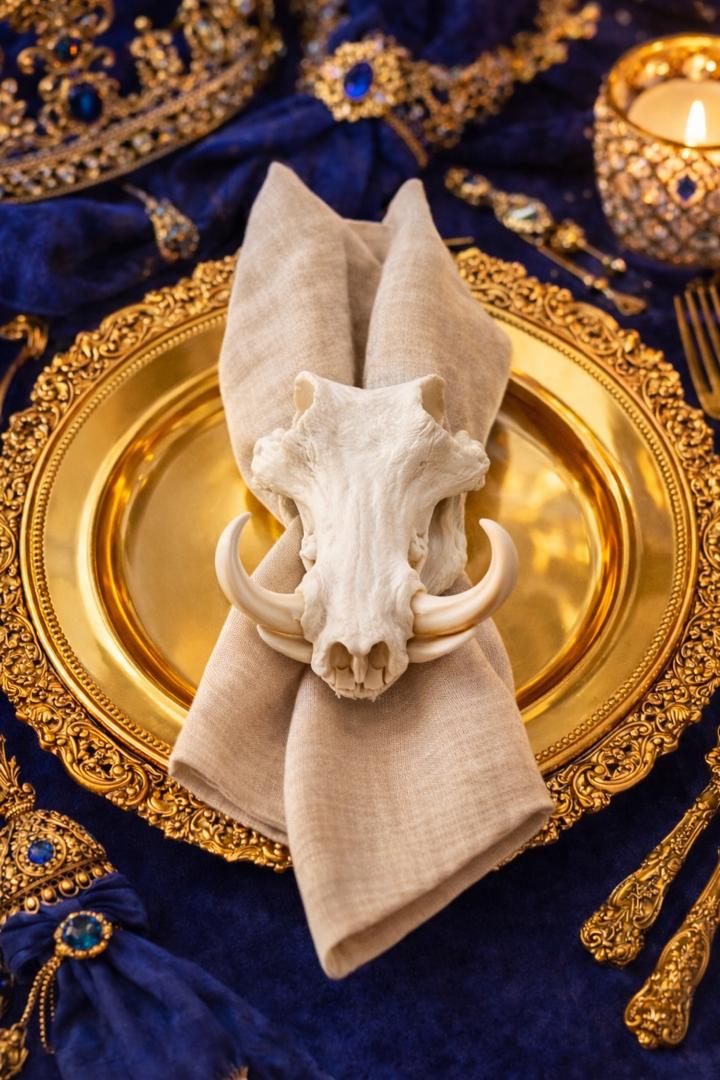 Warthog Skull Napkin Ring _0