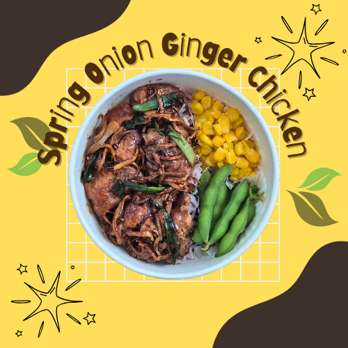 [PRE-ORDER] Spring Onion Ginger Chicken Bento