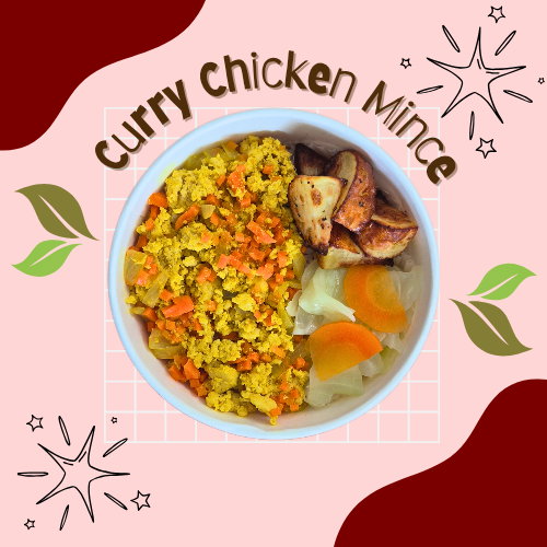 Curry Chicken Mince Bento
