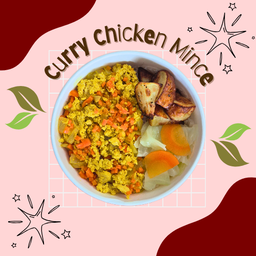 Curry Chicken Mince Bento