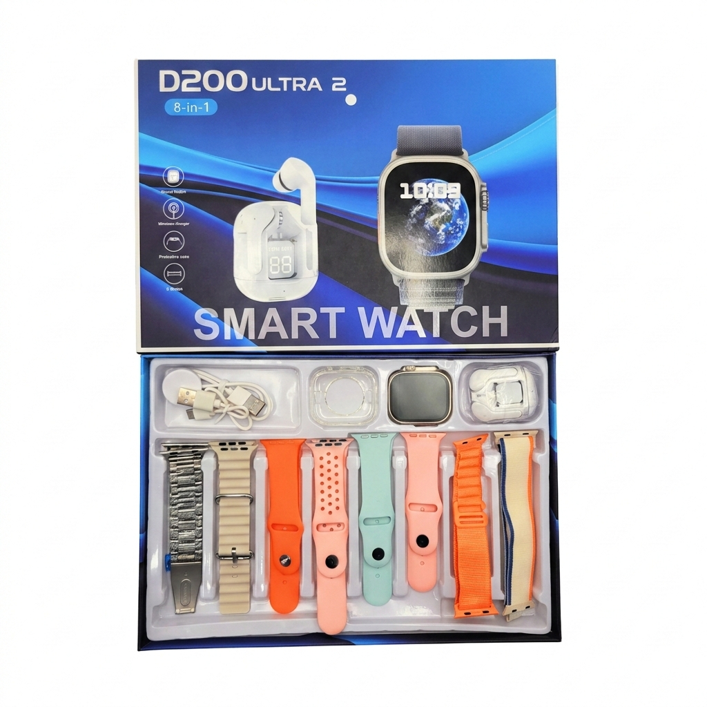 Smartwatch 8 en 1 Ultra 2 Negro 🌑_1