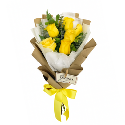 💛 Ramo de Flores Amarillas Precio | 6 Rosas Frescas