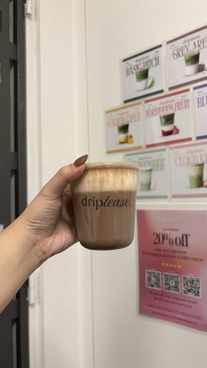sea salt foam hojicha
