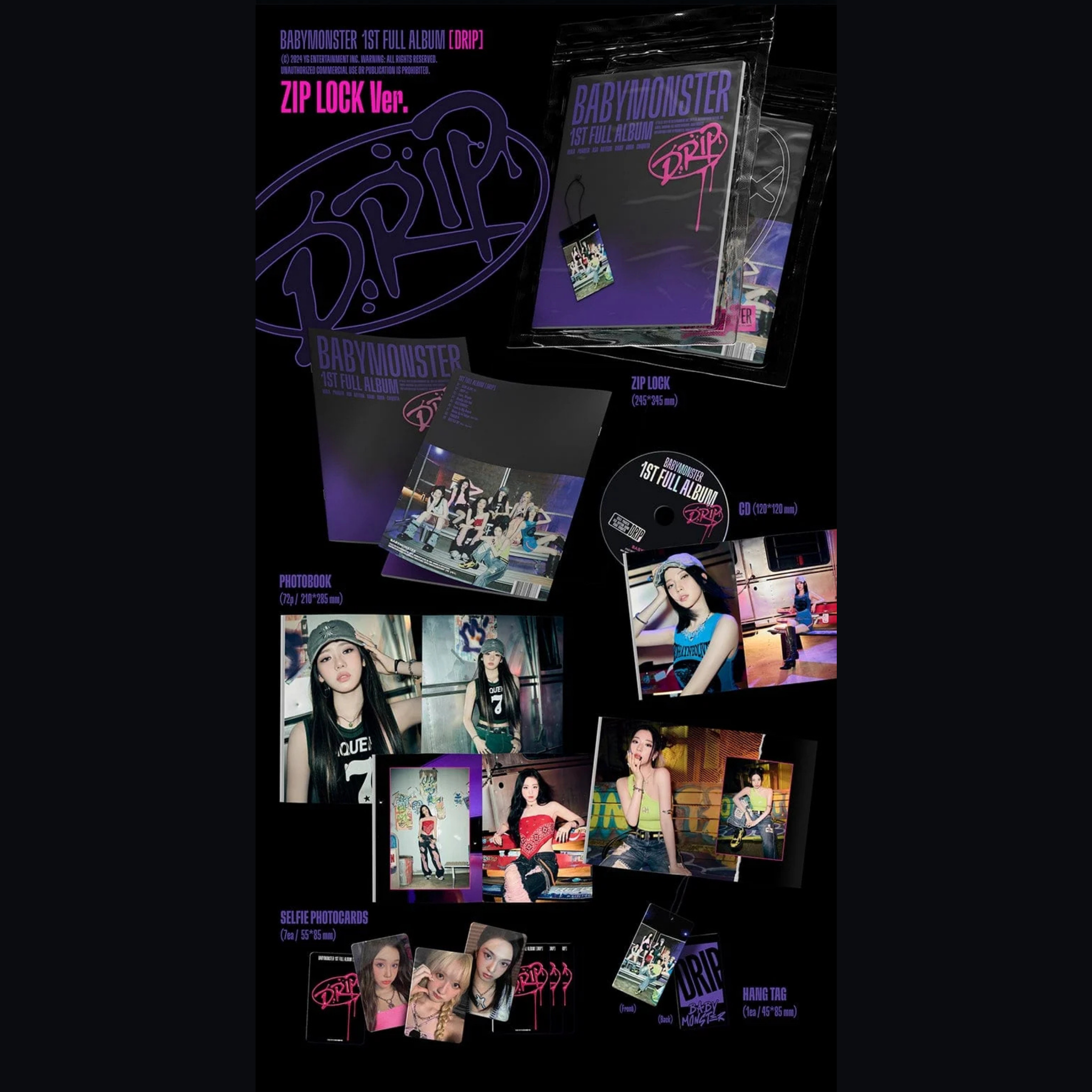 BABYMONSTER 1ST FULL ALBUM - DRIP (ZIPLOCK VER.)_1