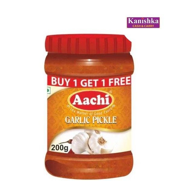 2176 AACHI GARLIC PICKLE 200G 