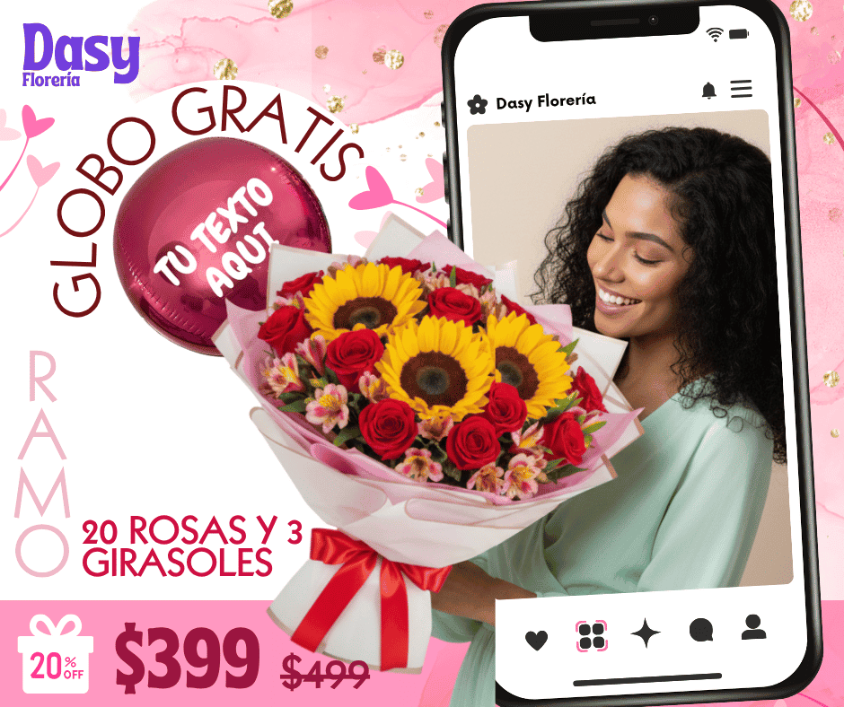20 rosas y 3 girasoles_0